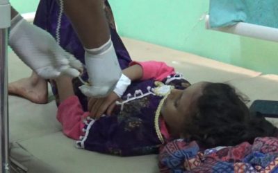 مركز العزل في لحج يستقبل أكثر من ٧٠٠ حالة بالكوليرا خلال شهري مايو ويونيو