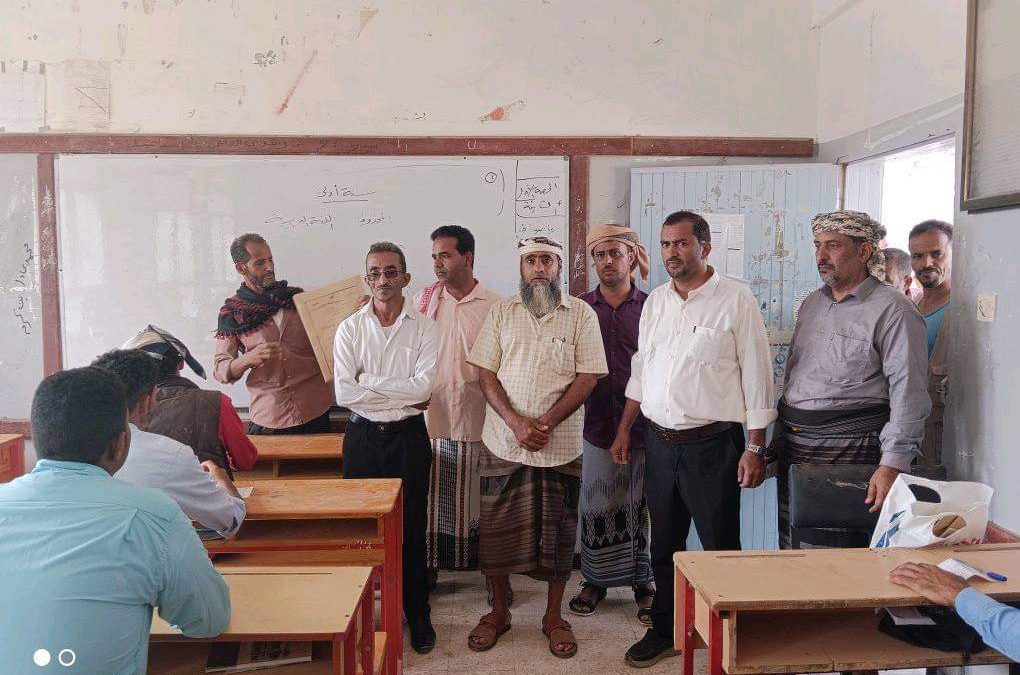 تدشين اختبارات إنهاء مرحلة الثانوية العامة بيافع سرار
