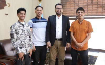 رئيس الهئية الوطنية للإعلام الجنوبي يلتقي الهيئة الإدارية لملتقى بصمة الرياضي الثقافي