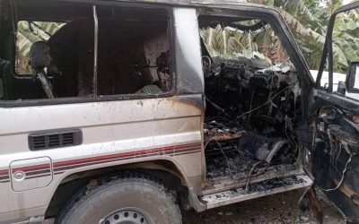 عاجل ..التقطع لمدير سد حسان   واحراق سيارته