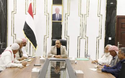 الكتلة النيابية بحضرموت تتدارس مع المحافظ أوضاع المحافظة وتصدر بيانًا مساندًا لجهود توحيد الصف