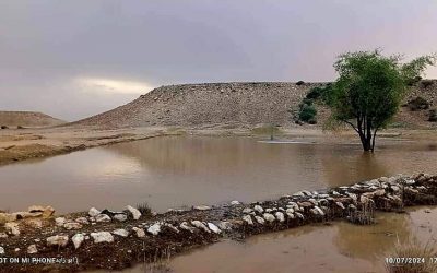 هطول أمطار مصحوبة بصواعق رعدية وتدفق للسيول في عدد من مديريات شبوة