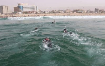 وفاة شاب وإنقاذ 7 آخرين في المكلا وخفر السواحل يدعو المواطنين إلى أخذ الحيطة والحذر أثناء السباحة
