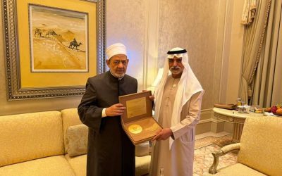 شيخ الأزهر يستقبل وزير التسامح والتعايش بدولة الإمارات العربية ويناقشان تعزيز التعاون المشترك