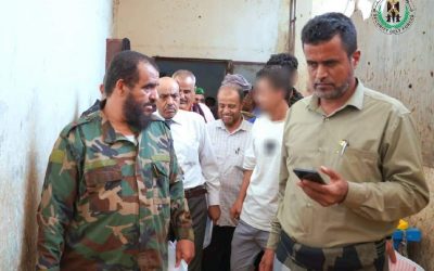 رئيس شعبة السجون بالنيابة العامة يتفقد مقر التوقيف بالقيادة العامة للحزام الأمني ويؤكد سلامة إجراءاته القانونية