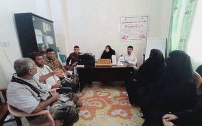 رئيسة اللجنة الوطنية للمرأة فرع ابين تلتقي بمجتمع الريان ودهل احمد بزنجبار