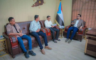 العولقي يلتقي وفدا من منصتي (بساط ونون) الثقافية و(حِمْيَر) الإعلامية