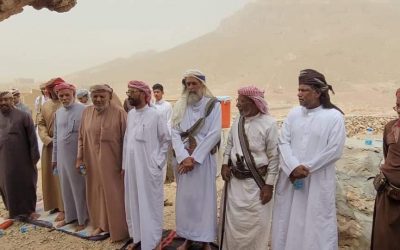 مشايخ القف والشريط الصحراوي يشيدون بالمبادرة الخيرية لدولة الإمارات في مشروع “عقبة مدودة “