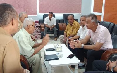بن غودل والجاوي يناقشان الية إعادة نشاط فرقة الاكروبات الوطنية