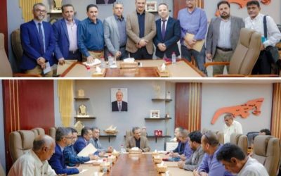 احمد لملس يزف بشارات مشروع الصرف الصحي الاستراتيجي بعد توقيعه