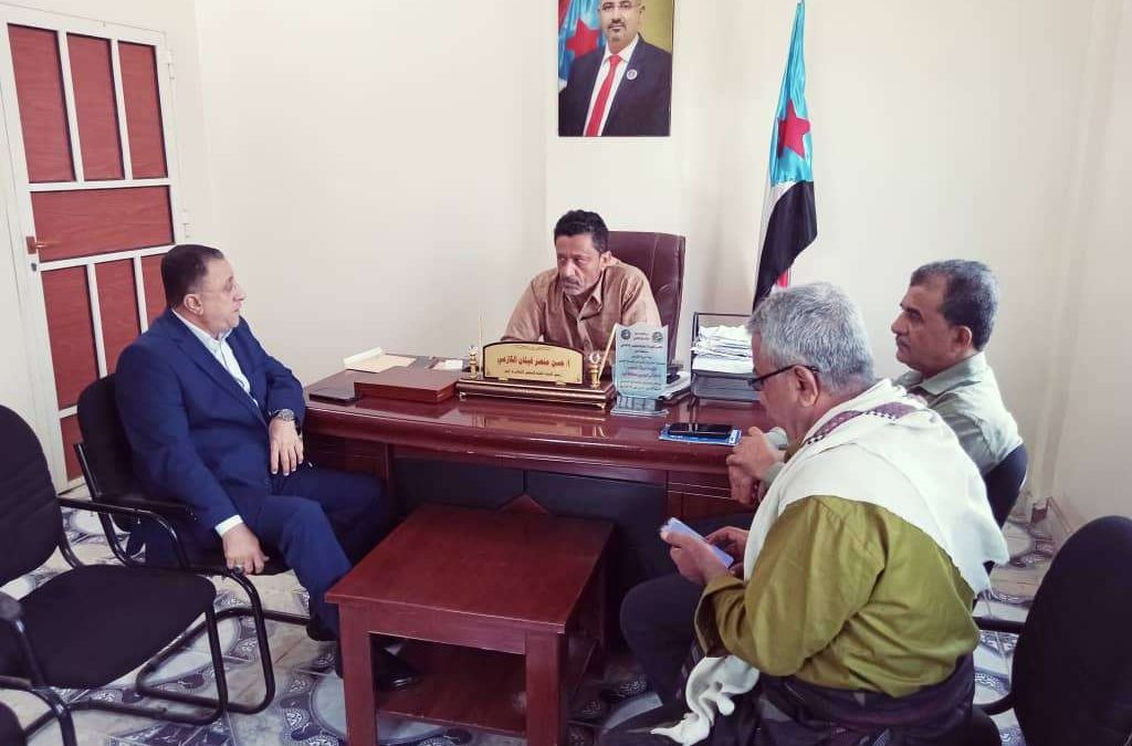 رئيس انتقالي أبين يناقش مع الأمين العام مهدي الحامد الأوضاع الخدمية والمستجدات الأمنية بالمحافظة