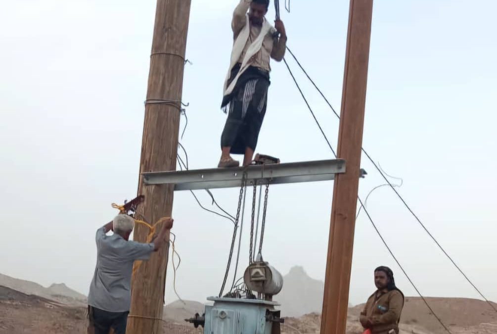 أهالي النجد في منطقة الخبر بمديرية حبان يشكرون رئيس انتقالي شبوة على دعم إصلاح محول كهرباء مشروع المياه