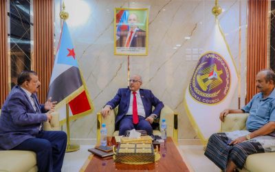 الكثيري يطّلع على الأوضاع العامة والمستجدات المحلية بمحافظة لحج