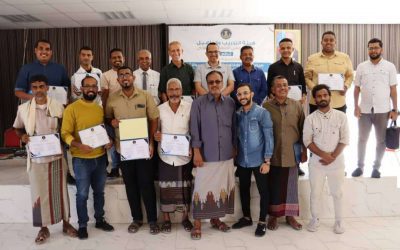 هيئة التدريب والتأهيل تختتم دورة صياغة الأخبار وإدارتها على مواقع التواصل بالمكلا