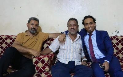 عدن: السقاف يطمئن على صحة الإعلامي علي شداد