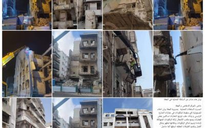 السلطة المحلية م المعلا تحمل ملاك الشقق بعمارة قاعة الحنان المسؤولية وتحيل الامر للشرطة