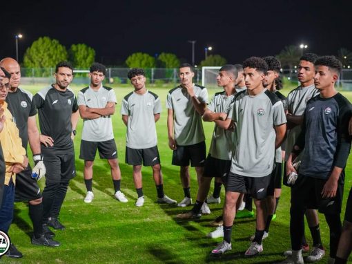 منتخب الشباب یجري أولی تدریباته قبل مباراته الأولی مع نظیره العراقي الجمعة