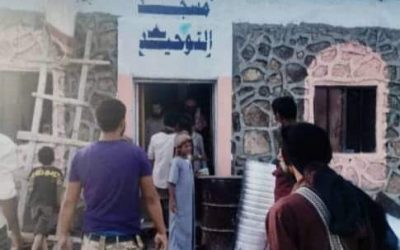 رئيس شؤون المساجد في مكتب الأوقاف خنفر يفتتح مسجد التوحيد في قرية العطف خبر المراقشة