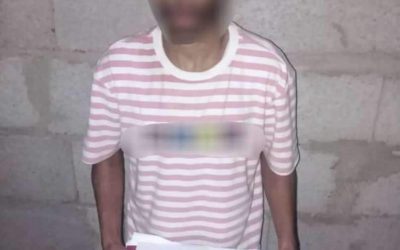 حزام لحج يضبط متورطا في تجارة مادة مخدرة