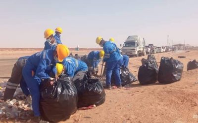 إدارة ميناء الوديعة البري توقع اتفاقية شراكة مع شركة زاجل للمنظفات لتحسين نظافة المنفذ