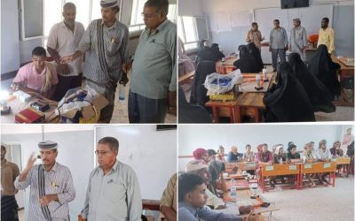 بحضور المهندس الجحيني  والعقيد أحمد مهدي ..  إختتام برنامج التدريب المهني المصغر حول الطاقة المتجددة بأحور