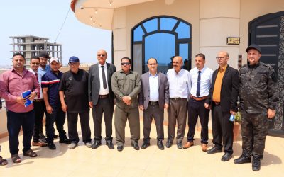 *بمعية نائب مدير عام شرطة أمن العاصمة عدن وتشجيعاً للإستثمار” مديرعام مديرية دارسعد يفتتح برج بلو سكاي*