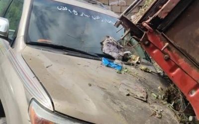 أمطار  وسيول في بعض مناطق يافع تخلف أضرار وخسائر كبيرة