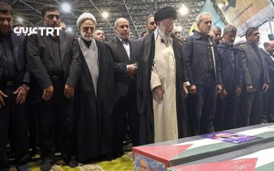 بدء مراسم تشييع إسماعيل هنية في طهران قبل نقله الى الدوحة