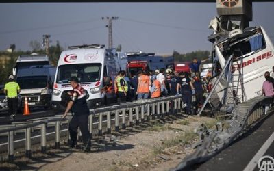 تركيا.. 9 قتلى و26 جريحا في حادث مأساوي بانقره