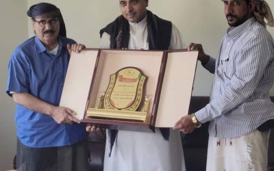 صندوق النظافة والتحسين بالمهرة يكرم وكيل نيابة الغيضة الابتدائية