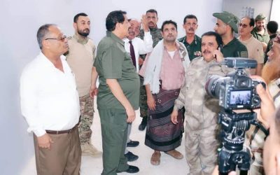 بدعم إماراتي اللواء مطهر الشعيبي يفتتح المبنى الجديد لسجن إدارة البحث الجنائي