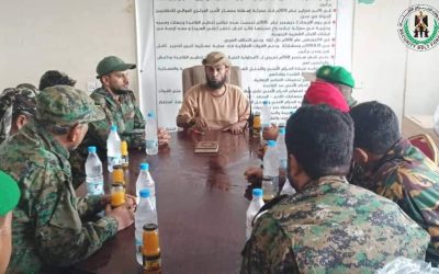 العميد الشنيني يترأس اجتماعاً هاماَ بقيادات الحزام الأمني محافظة أبين