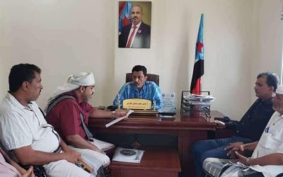 رئيس تنفيذية انتقالي أبين يلتقي اللجنة الاستشارية لمعالجة قضايا الثأر والنزاعات القبلية بمجلس المستشارين