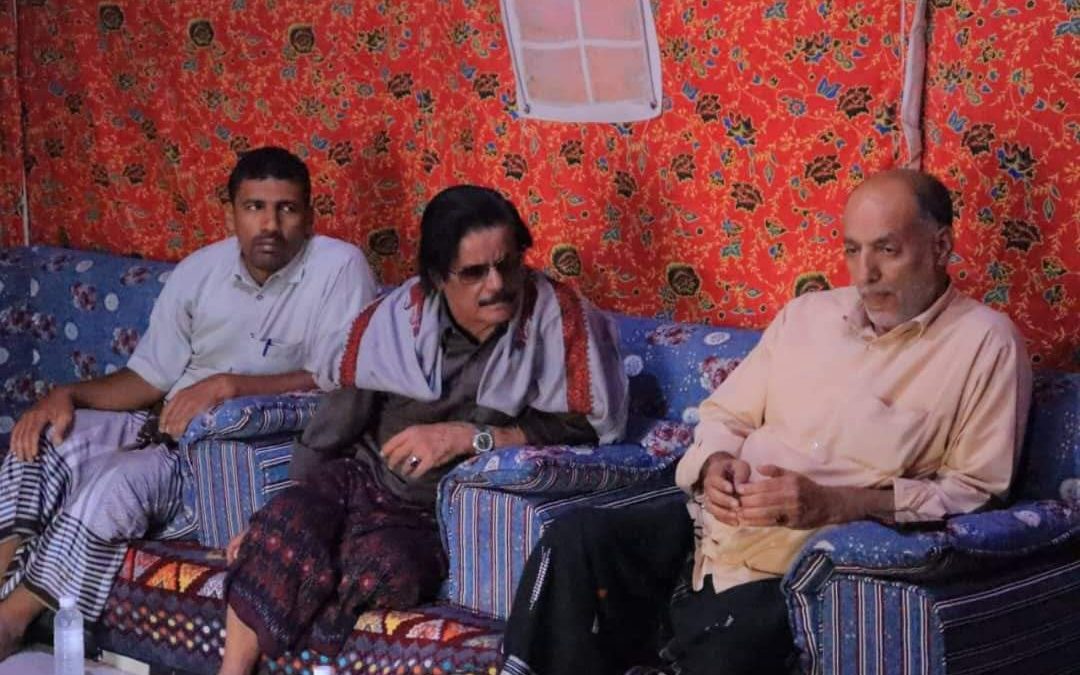 لجنة التواصل لتحقيق مطالب حضرموت تلتقي بالشيخ احمد. بلحامض بمدينة القطن .