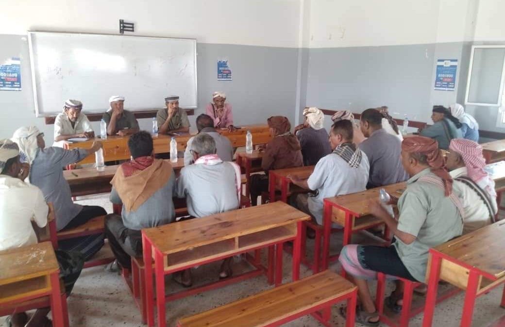 السلطة المحلية وانتقالي أحور ومشائخ ووجهاء باكازم يصدران بياناً مشتركاً حول قطع الخط بالمديرية