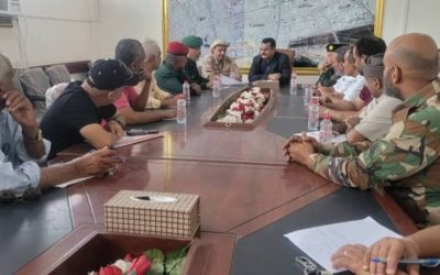 *مدير عام المنصورة يترأس اجتماعاً للجنة الأمنية للوقوف أمام حادثة إنفجار محطة الغاز*
