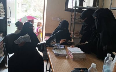 مجلس الأمهات في حصن بن عطية يتفقد المكتبة ويطالب بتوفير الكتب المدرسية لطالبات مدرسة عبد الرحمن الغافقي بنات