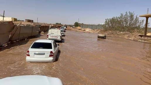 ليبيا.. “يوم غير مسبوق” في سبها الغارقة بالمياه