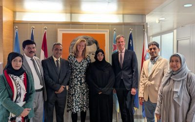 اللجنة الوطنية للتحقيق تلتقي سفير هولندا لدى مجلس حقوق الإنسان بجنيف