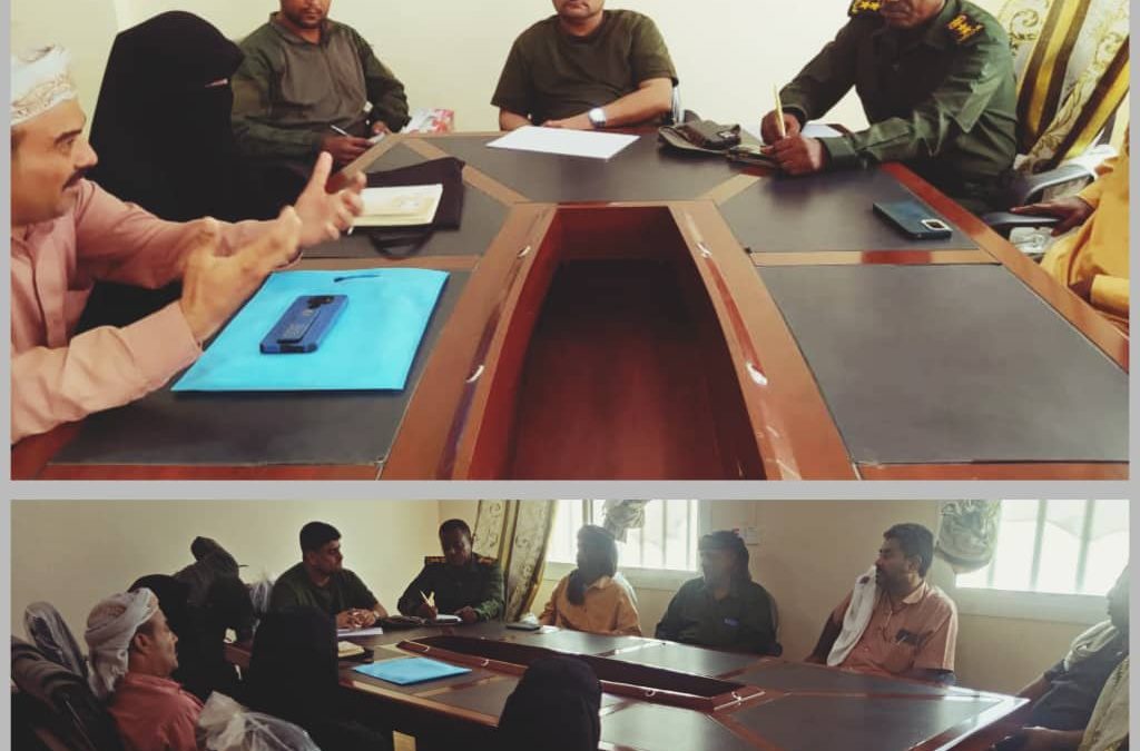 مدير أمن محافظة أبين يستقبل فريق  مبادرة أيادي السلام