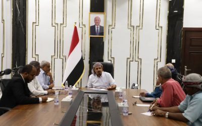 المحافظ يؤكد استعداده للتجاوب مع اللجنة .. لجنة التواصل لتحقيق مطالب حضرموت تلتقي بالمحافظ مبخوت بن ماضي