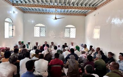 لجنة التواصل بحضرموت في لقاء بمديرية عمد تحذر من أزمة ادعاء التمثيل لحقوق حضرموت