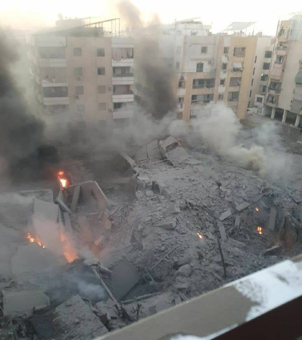 اسرائيل تستهدف مقار حزب الله في بيروت بعد معلومات استخبارية عن تواجد نصرالله فيها