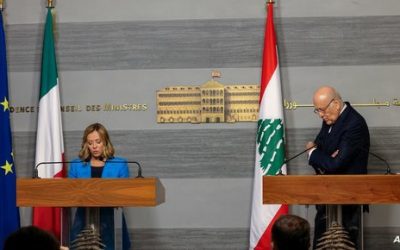ميلوني من بيروت: استهداف اليونيفيل “غير مقبول”