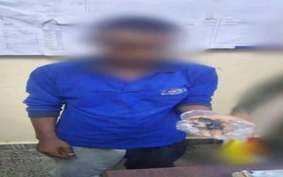 شرطة كريتر بالعاصمة عدن تقبض على متهم بترويج المخدرات