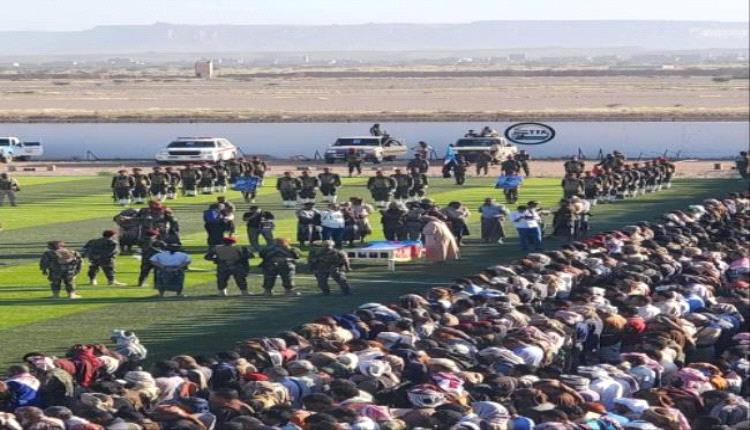 بموكب جنائزي مهيب تشييع جثمان الشهيد المقدم أحمد السليماني في شبوة