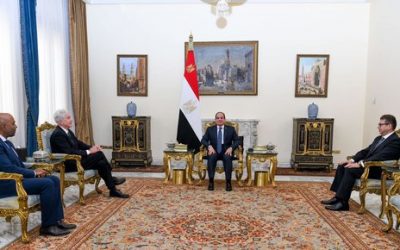 لقاء يجمع السيسي برئيس “سي آي إيه”
