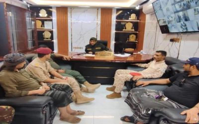 قيادات عسكرية في زيارة تفقدية..يشيدون بالنقلة النوعية والانضباط العسكري في إدارة أمن لحج
