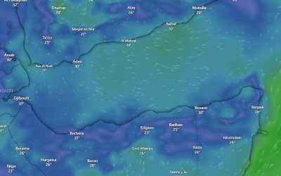 مركز التنبؤات الجوية يتوقع هطول أمطار على مناطق متفرقة بالجنوب