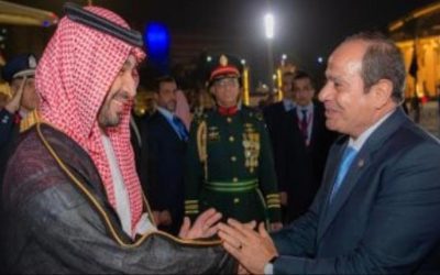 بيانًا مشتركًا فى ختام زيارة ولي العهد السعودي إلى مصر